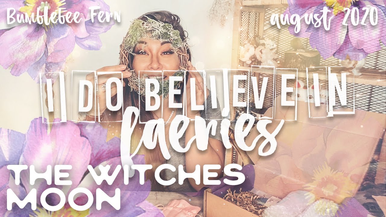 THE WITCHES MOON UNBOXING August 2020: Faerie Magick || Bumblebee Fern