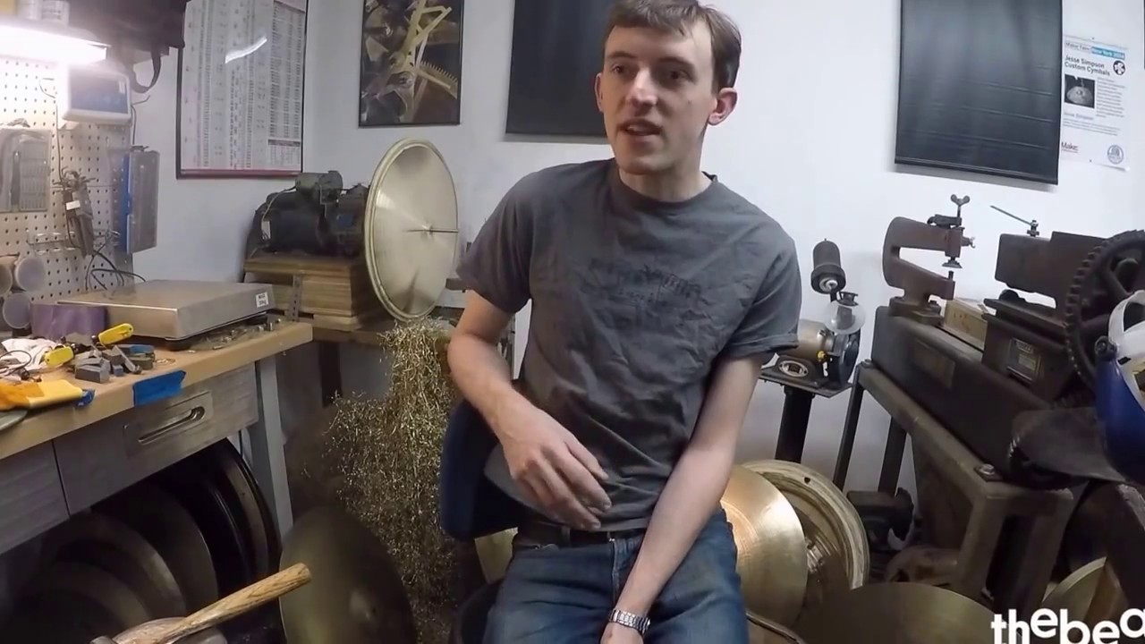 Cymbal maker & jazz drummer Jesse Simpson