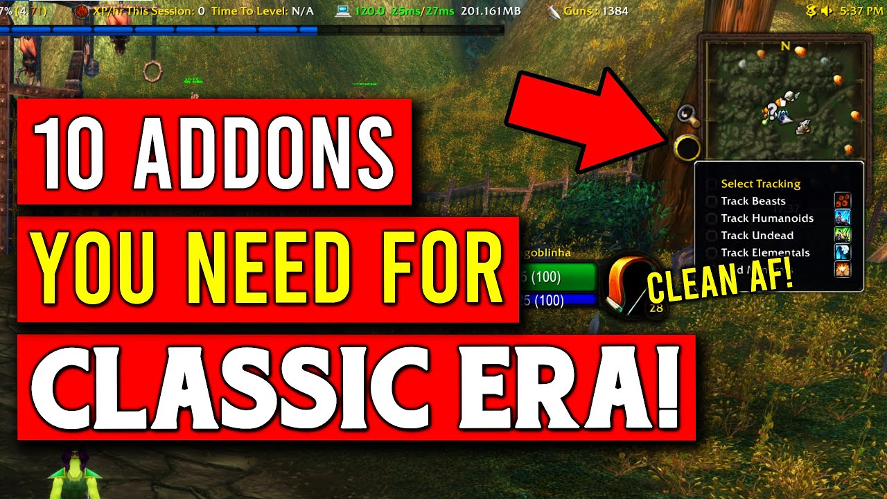 10 Addons You NEED for Classic Era & Hardcore Challenge
