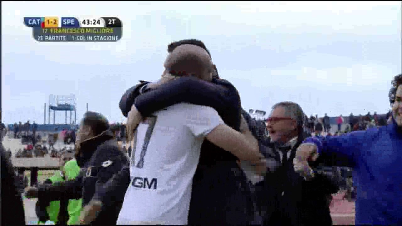 Catania-Spezia 2-2 (07.03.2015) - Serie B