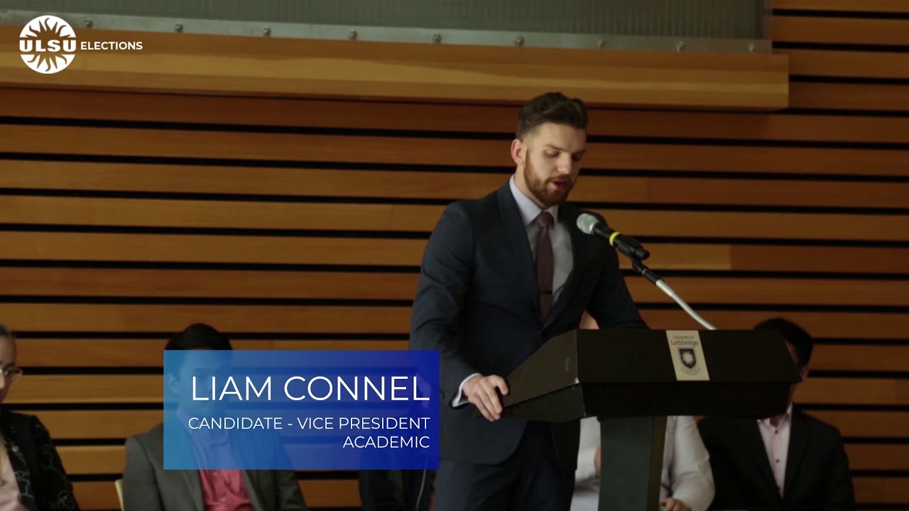 ULSU Elections 2020 - VP Academic Candidate, Liam Connel - Opening Statement
