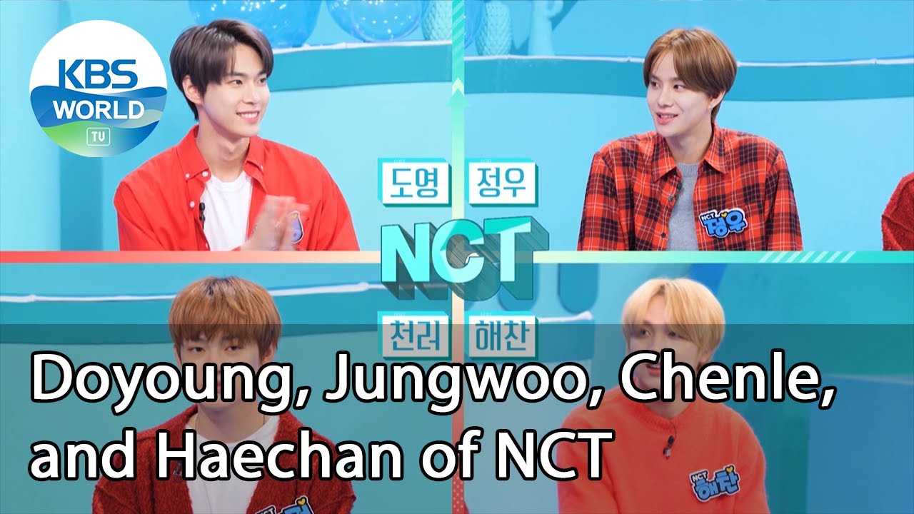 Doyoung, Jungwoo, Chenle, and Haechan of NCT (IDOL on Quiz) | KBS WORLD TV 201230
