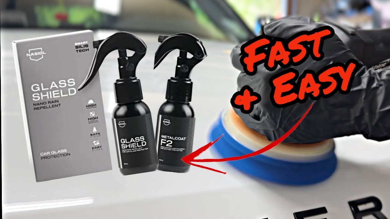 Spray On Wipe Off! Doesn’t Get Easier Than Nasiol Glass Shield & Metalcoat F2!