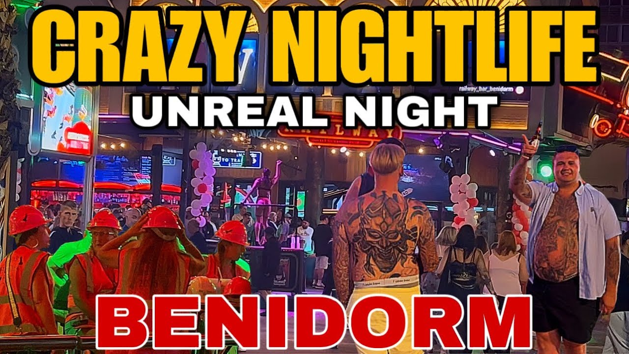Benidorm’ BRITISH street - Unreal Saturday! 🔥🍻