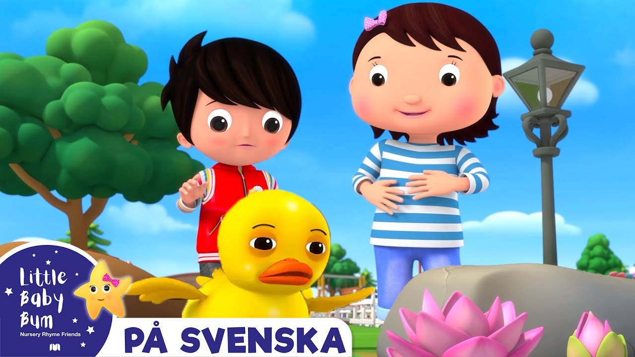 Fem små ankor | Little Baby Bum Svenska | Barnvisor