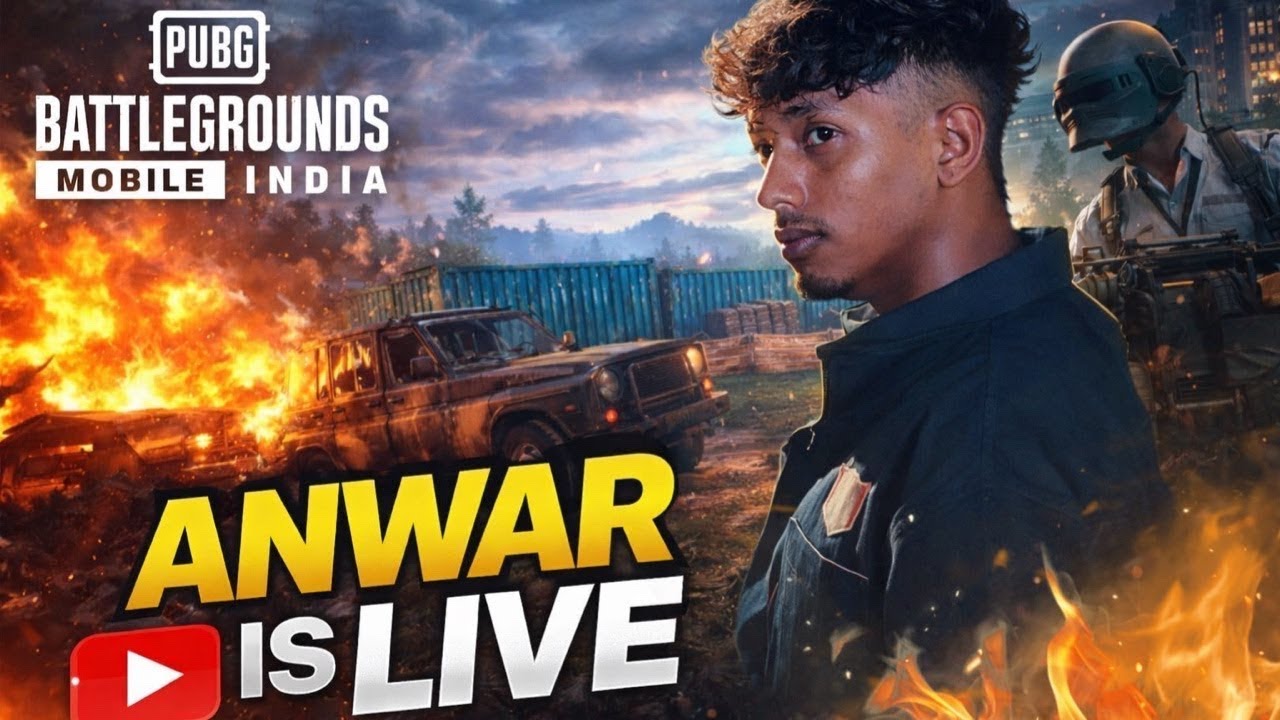 BGMI LIVE STREAM 🔴 | Conqueror Rank Push | Pro Gameplay | Anwar Is Live #pubgmobile #bgmiindia bgmi