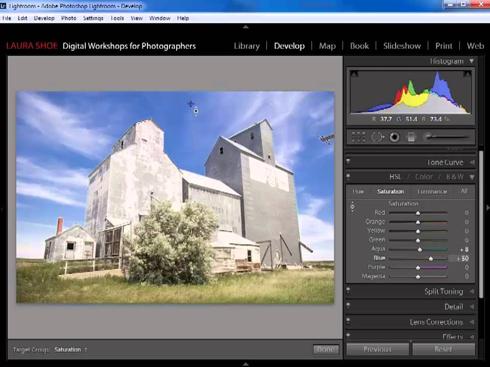Lightroom 3-6, Classic: Adjust Individual Colors in Your Photo with HSL/Color