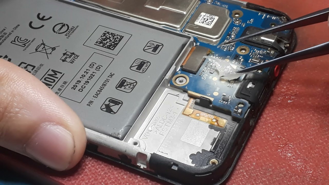 Lg k40s não liga curto na malha vbus