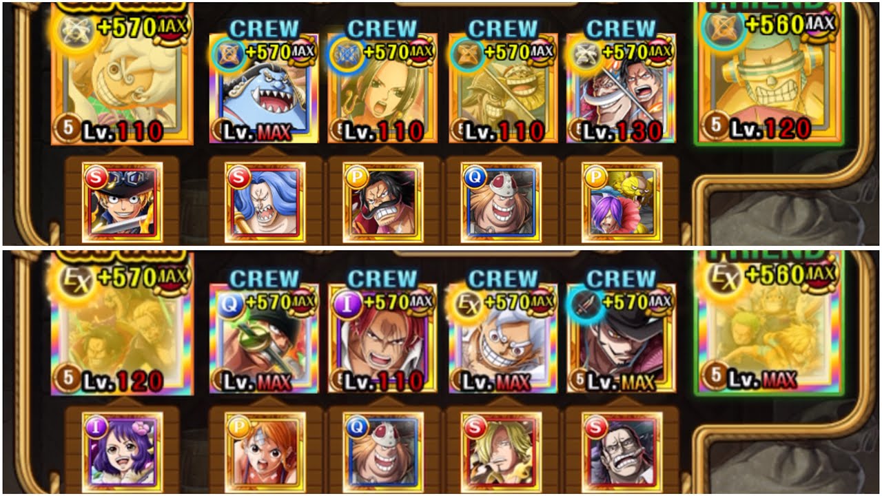 [OPTC] Kizuna vs. Super Boss Nami & Usopp 15* - my final teams: over 6 Tril damage vs both bosses