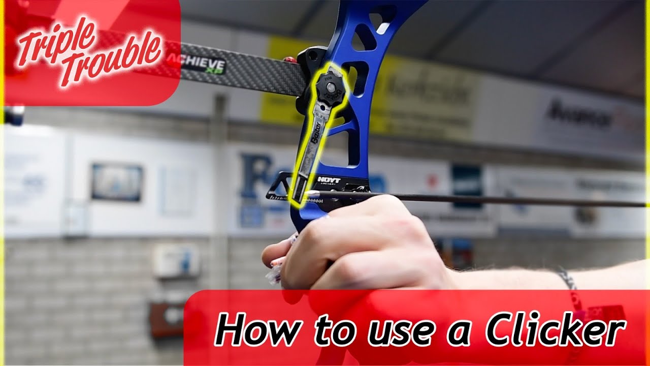 How an Olympic archer uses the clicker!