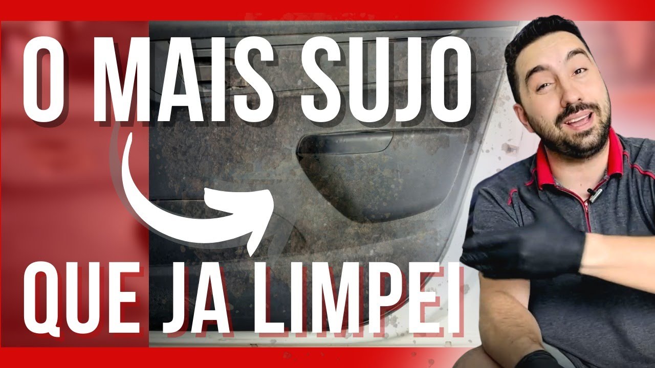 COMO LIMPAR PLÁSTICO INTERNO DO CARRO | Mesmo Muito Sujo !