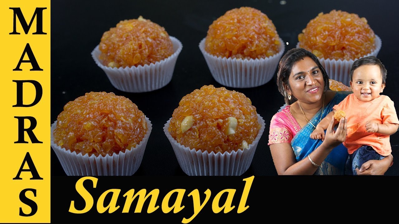 Motichoor Ladoo Recipe in Tamil | How to make Laddu in Tamil | Diwali Sweet Recipes in Tamil