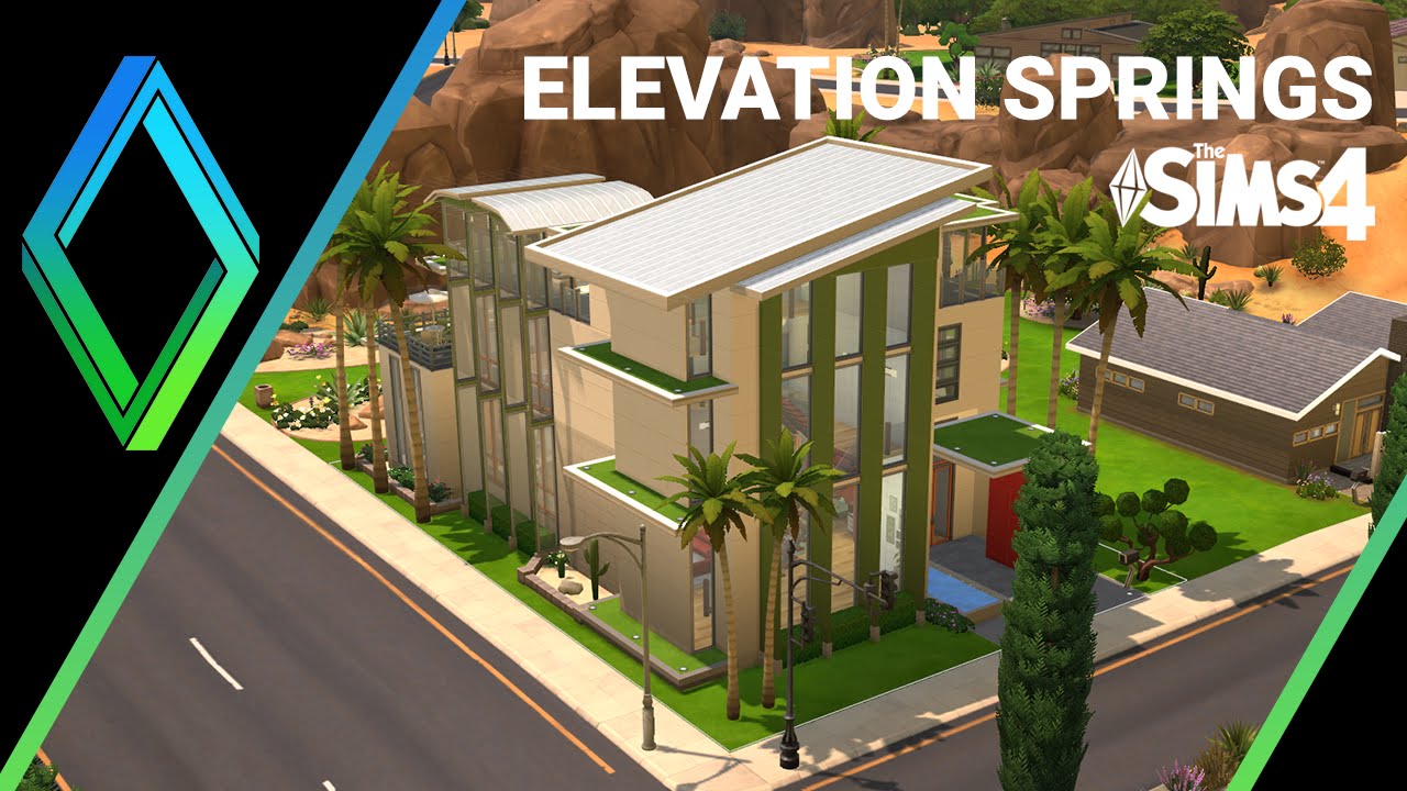 The Sims 4 House Building -  Elevation Springs