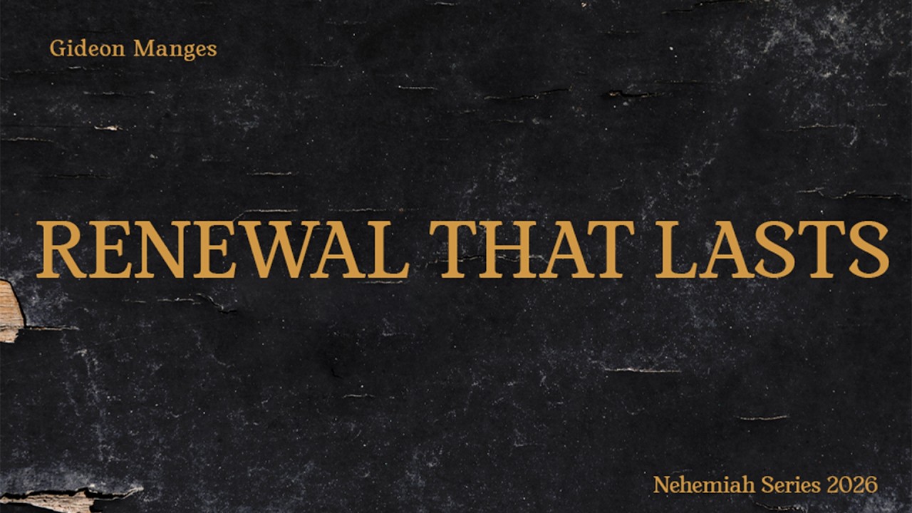 Renewal That Lasts // Gideon Manges
