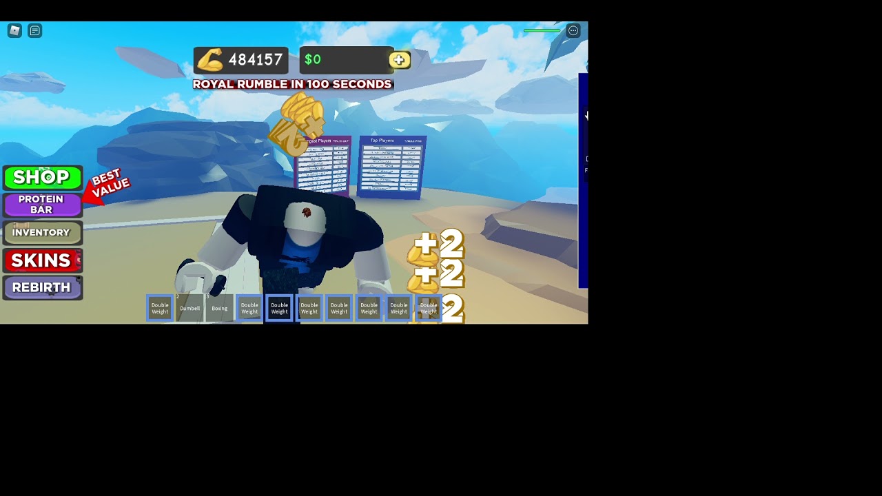 Helping my friend get to 5 million strength in Boxing Simulator 2. (Part 1)