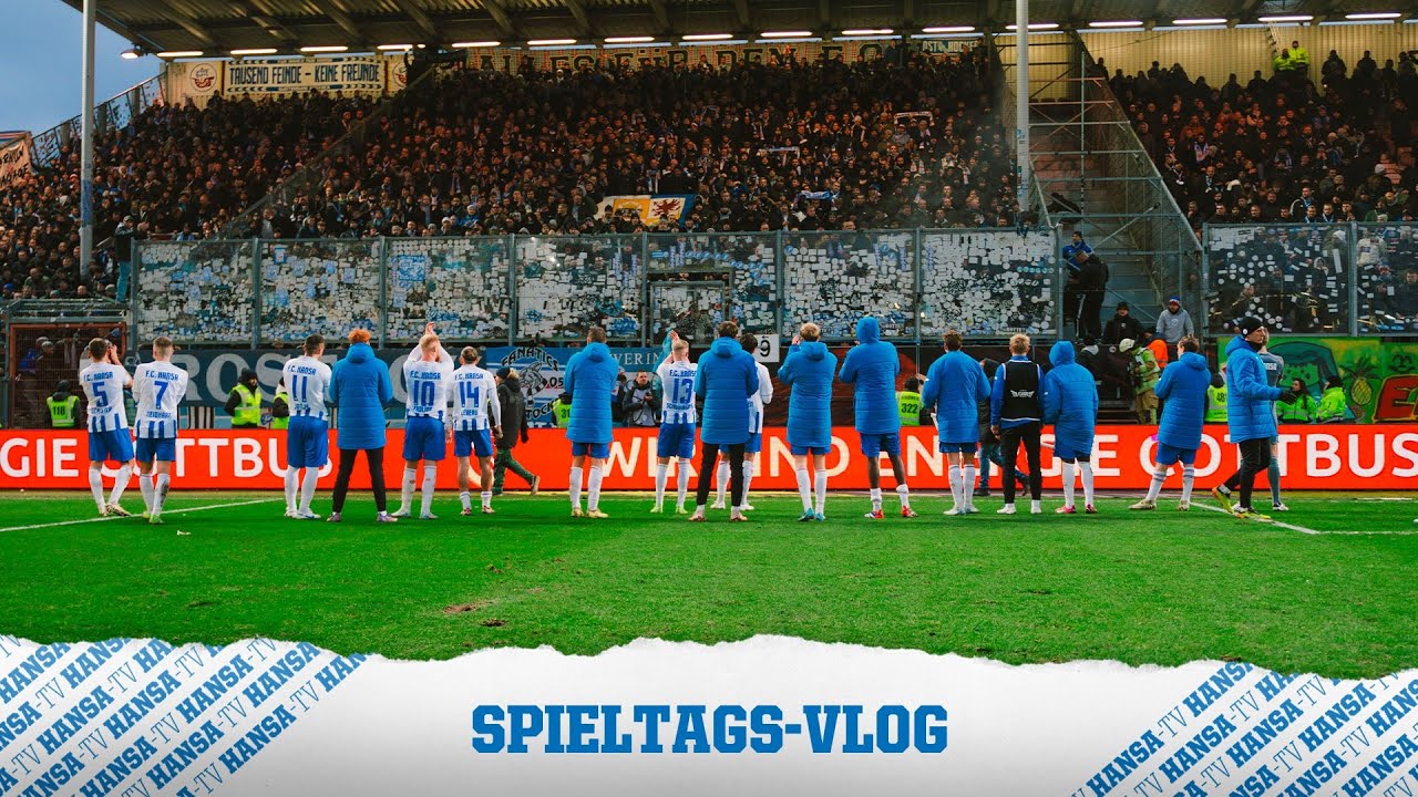 ⚽️Hansa hautnah❗️Rückblick auf den 18. Spieltag gegen FC Energie Cottbus💙🤍❤️ #fch