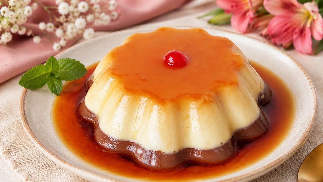 FLAN DOBLE CHOCOLATE
