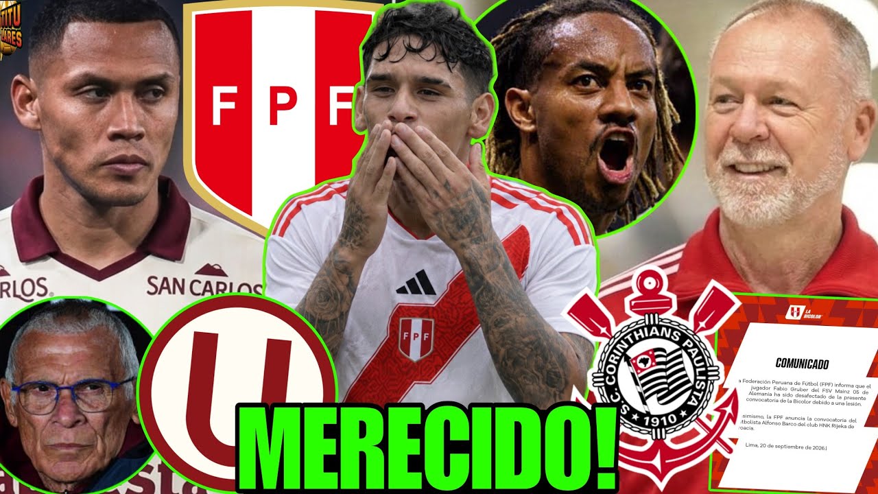 NUEVO CONVOCADO! FUERA CARRILLO x MAURICIO ARRASCO a SELECCI&Oacute;N 🇵🇪? BRYAN REYNA v C&Uacute;PER UNIVERSITARIO
