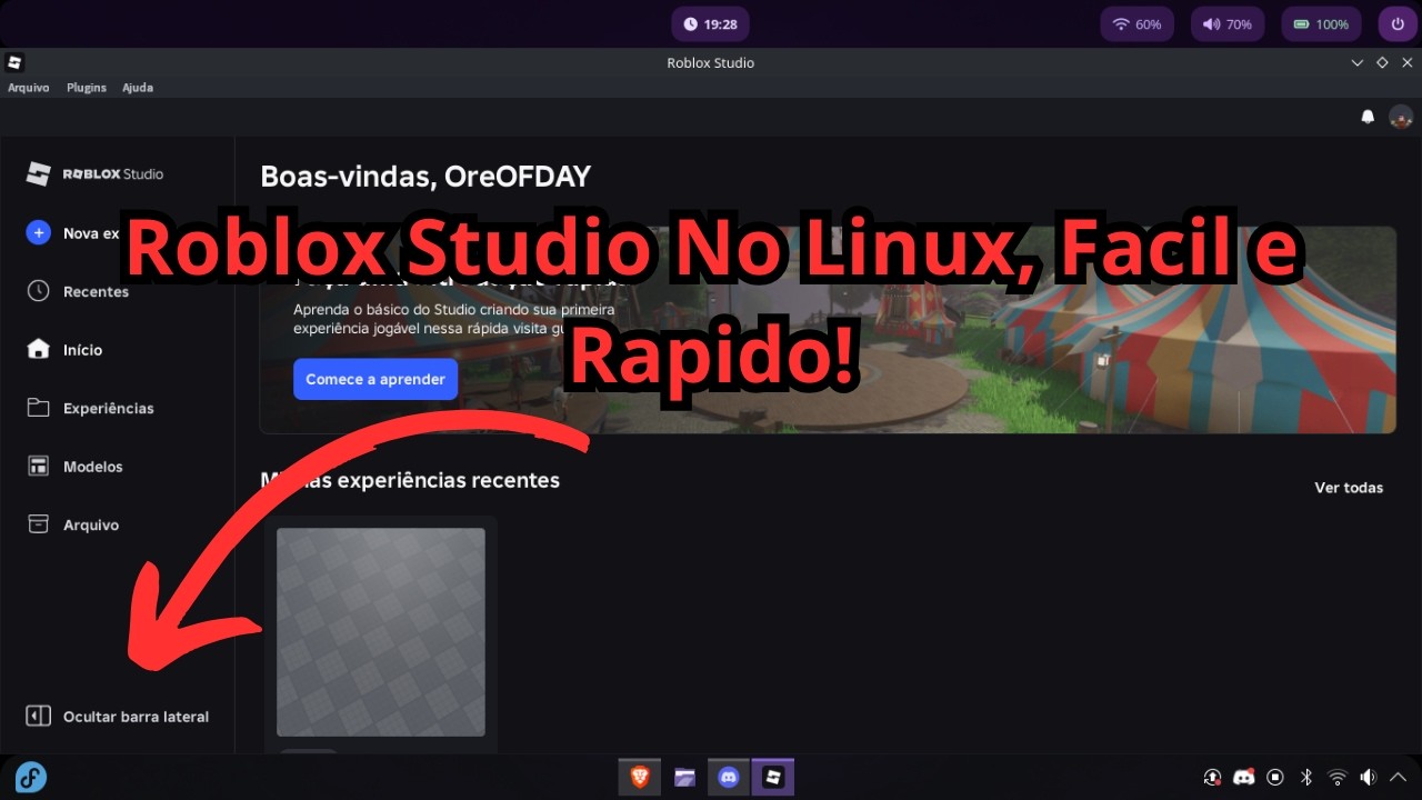 Roblox Studio No Linux, Facil e Rapido!