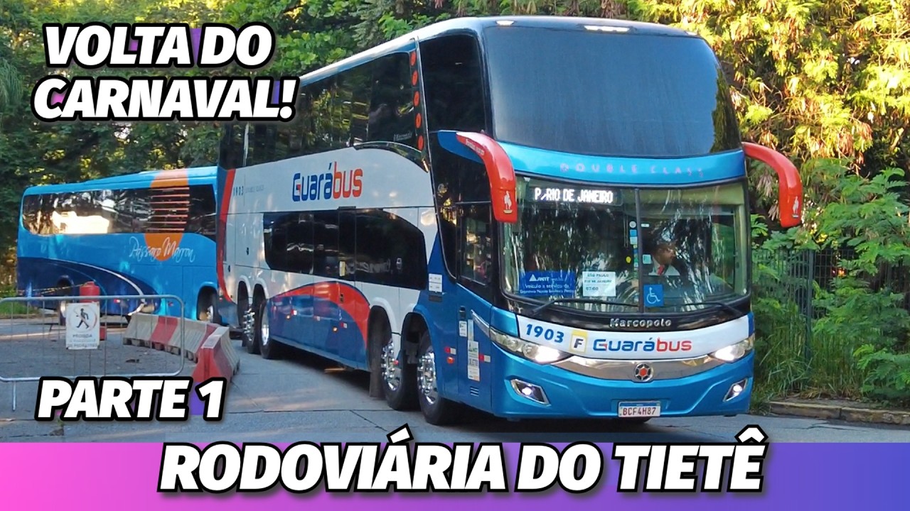 BOMBOU! FILA DE ÔNIBUS na RODOVIÁRIA DO TIETÊ - VOLTA do CARNAVAL
