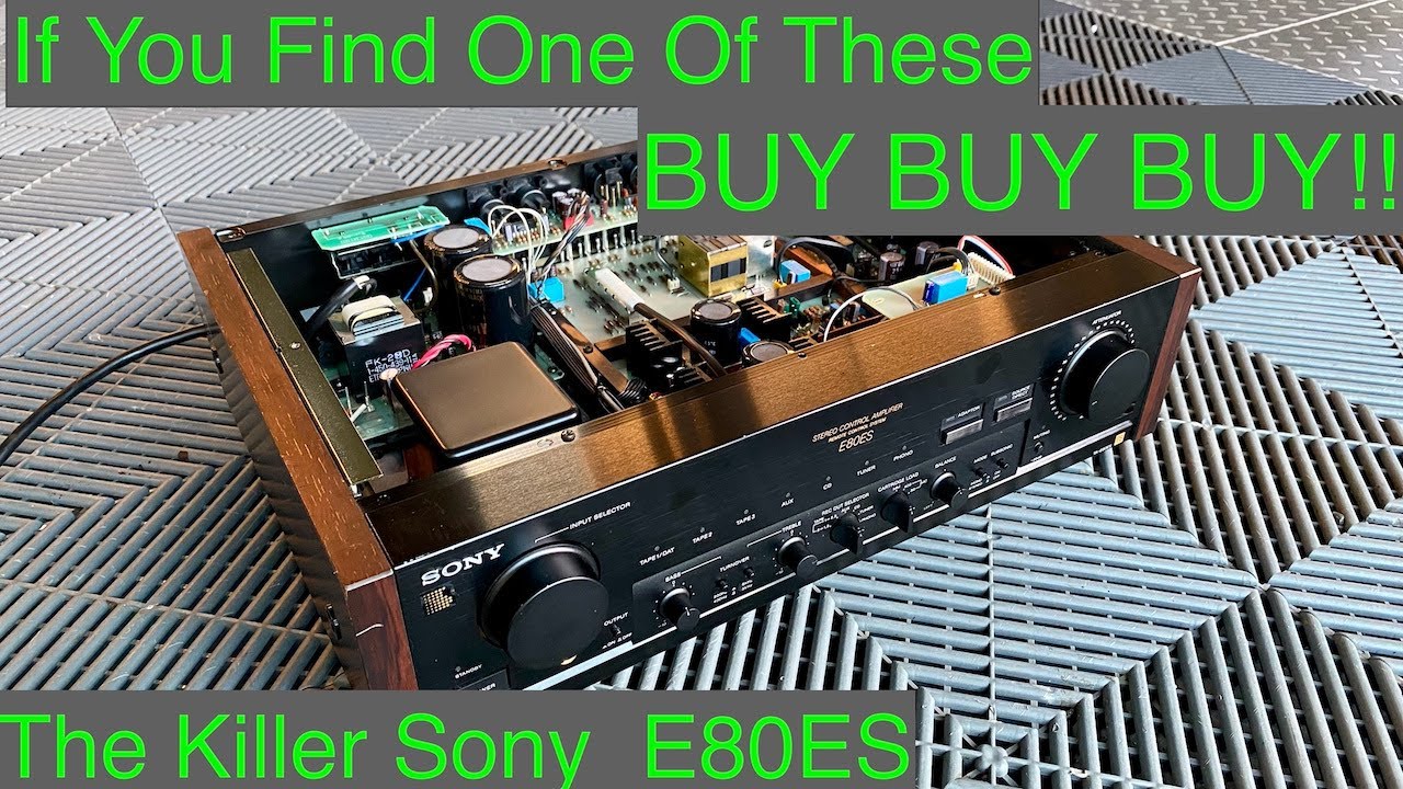 If You Find One of These, BUY BUY BUY.  The Killer Sony TA-E80ES Preamp