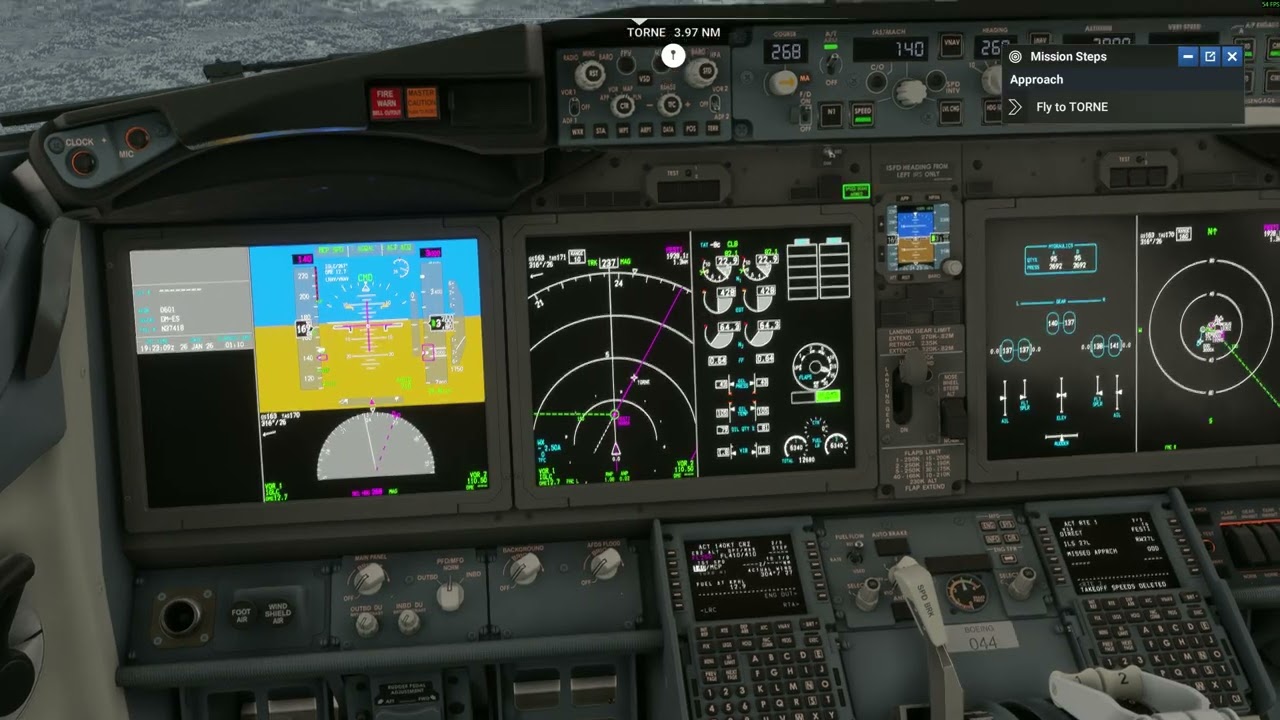 Microsoft Flight Simulator 2024 Boeing Landing Not Pretty