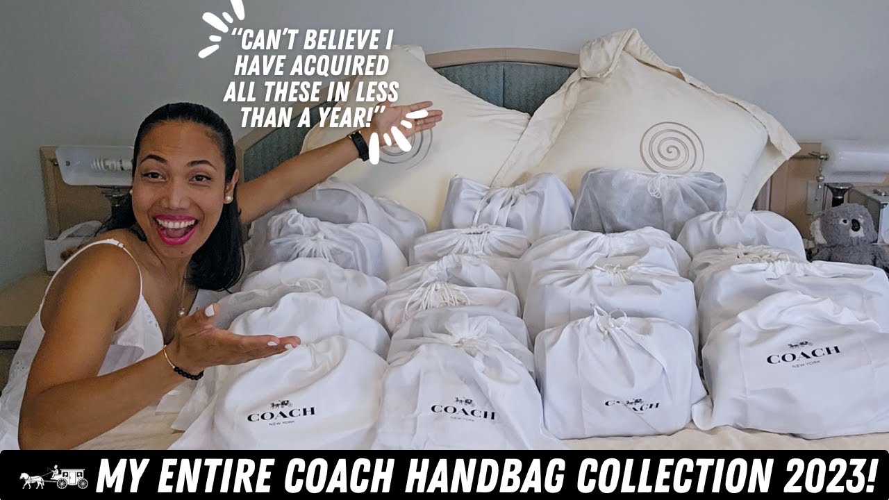 ВСЯ МОЯ КОЛЛЕКЦИЯ СУМОК COACH 2023 | 28 СУМОК МЕНЕЕ ЧЕМ ЗА ГОД | У МЕНЯ ОГРОМНАЯ ПРОБЛЕМА 🤦‍♀️