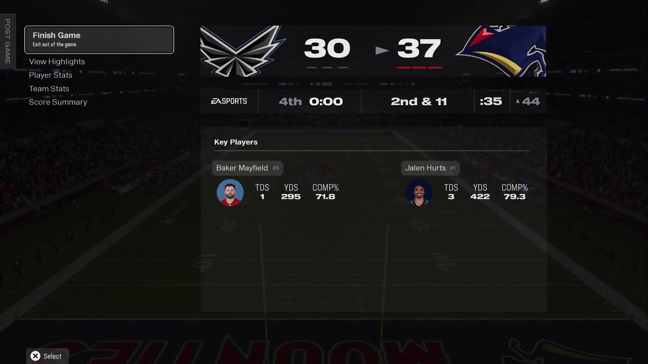 Madden 26 GFL Sim League Orlando Aviators at Montreal Mounties