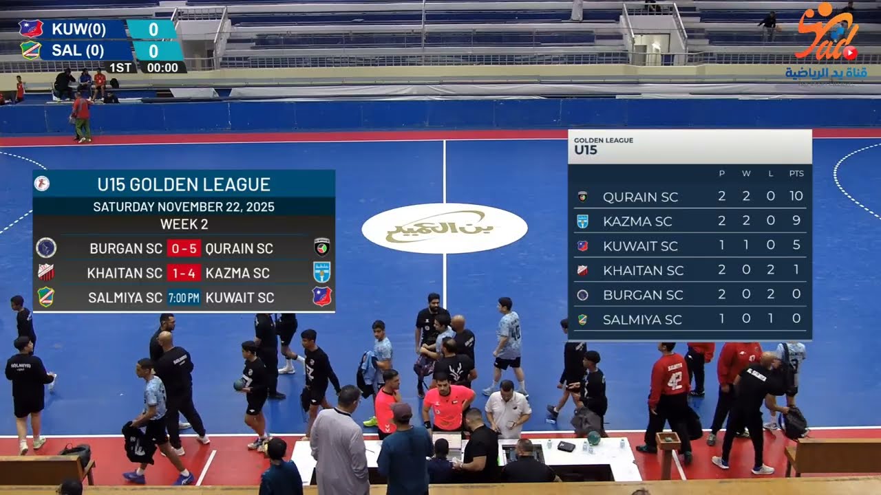 الكويت vs السالمية دوري الاشبال - الدور الذهبي 2025-2026