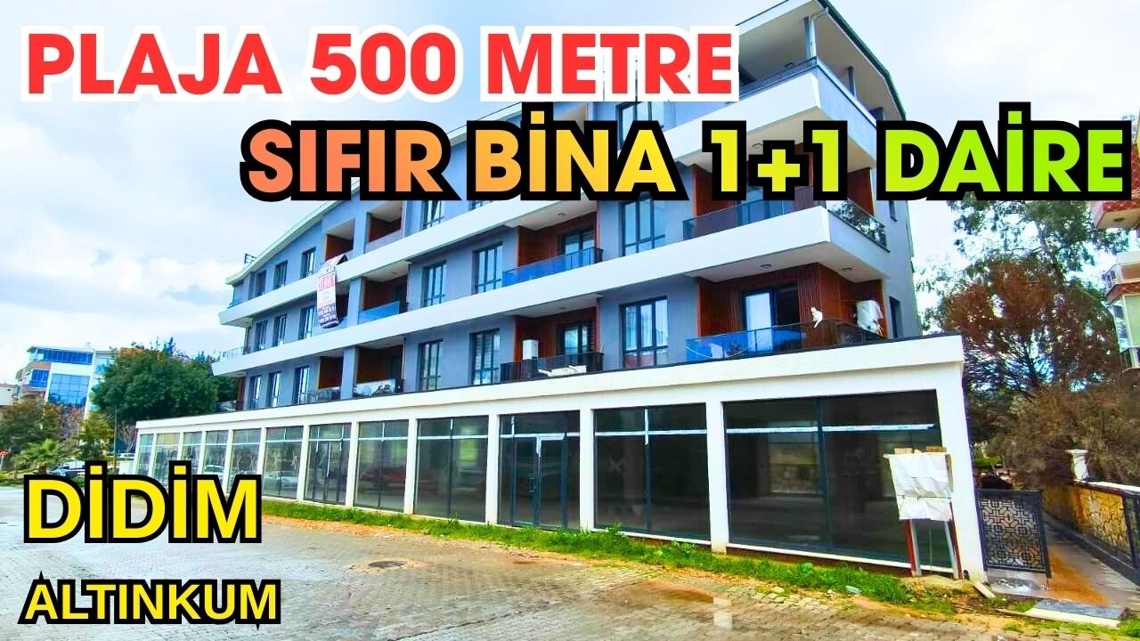DİDİM ALTINKUMDA SATILIK SIFIR 1+1 DAİRE TURU #viral