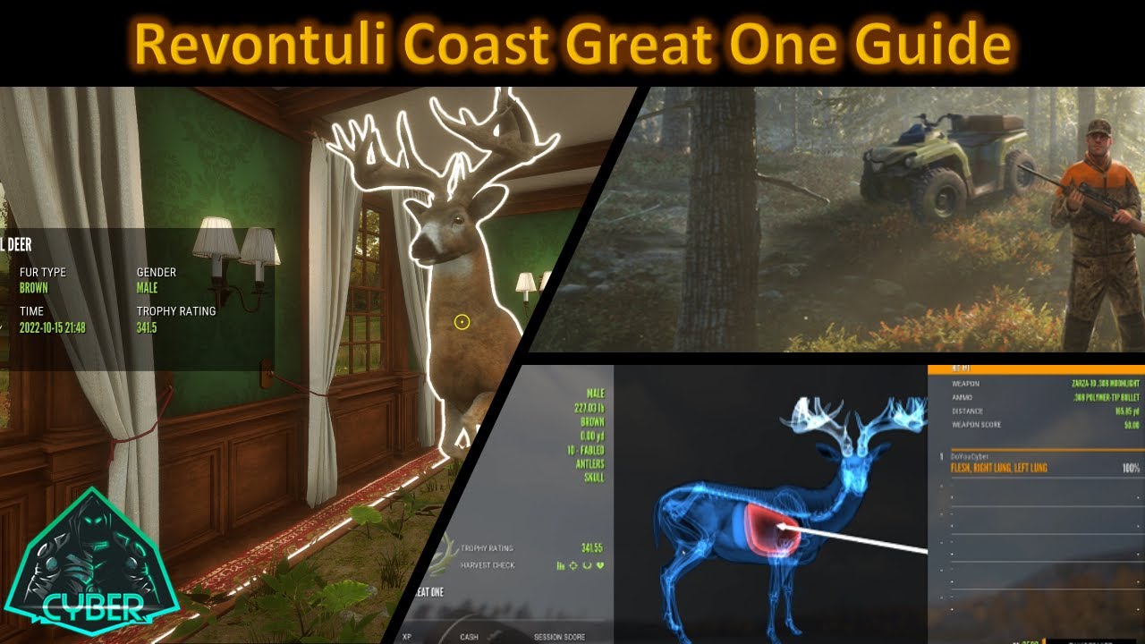 Get Your WHITETAIL GREAT ONE on REVONTULI COAST!! (Detailed Guide) - theHunter Call of the Wild COTW