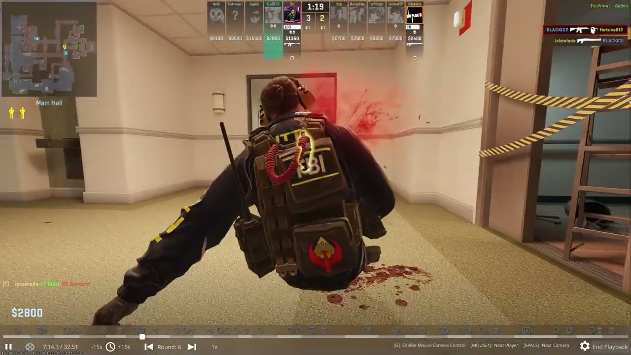 Counter Strike 2 3V5  36 Kills Tie 12-12