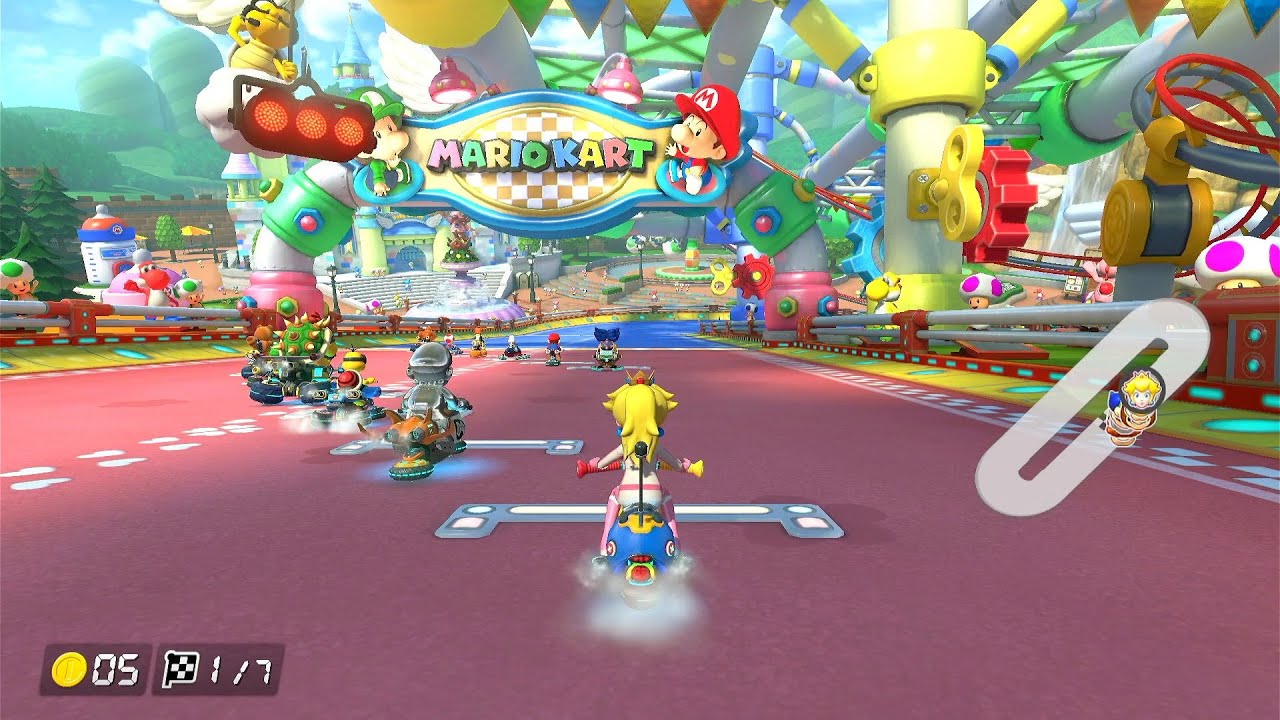 Mario Kart 8 Deluxe — Crossing Cup 50cc (Peach Gameplay)