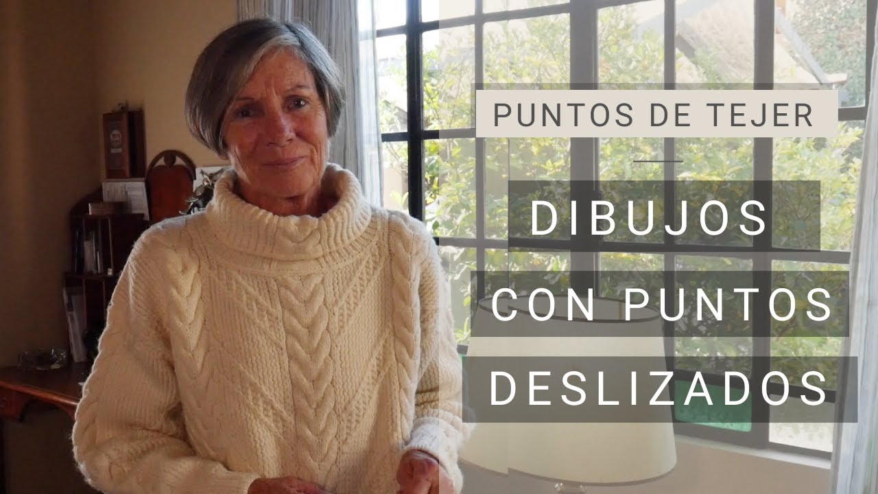 Tejer 💁‍♀ Formar un dibujo con puntos deslizados Tejiendo con Lucila