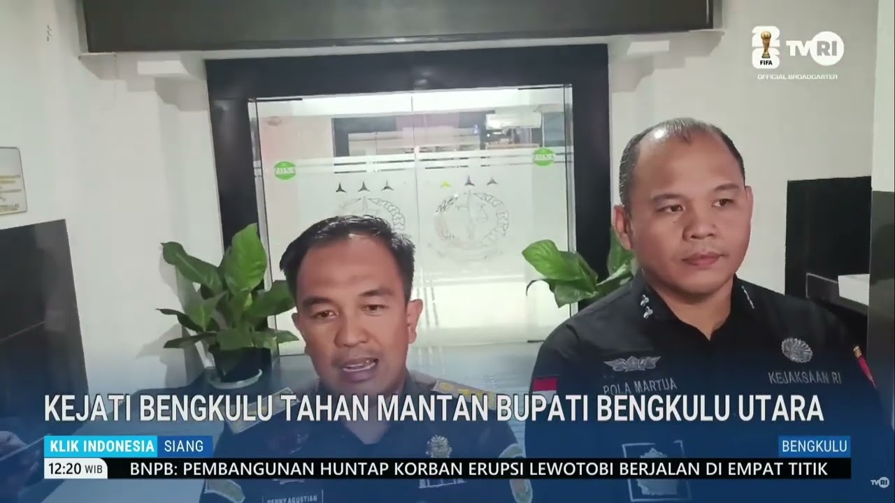 Kejati Bengkulu Tahan Mantan Bupati Bengkulu Utara
