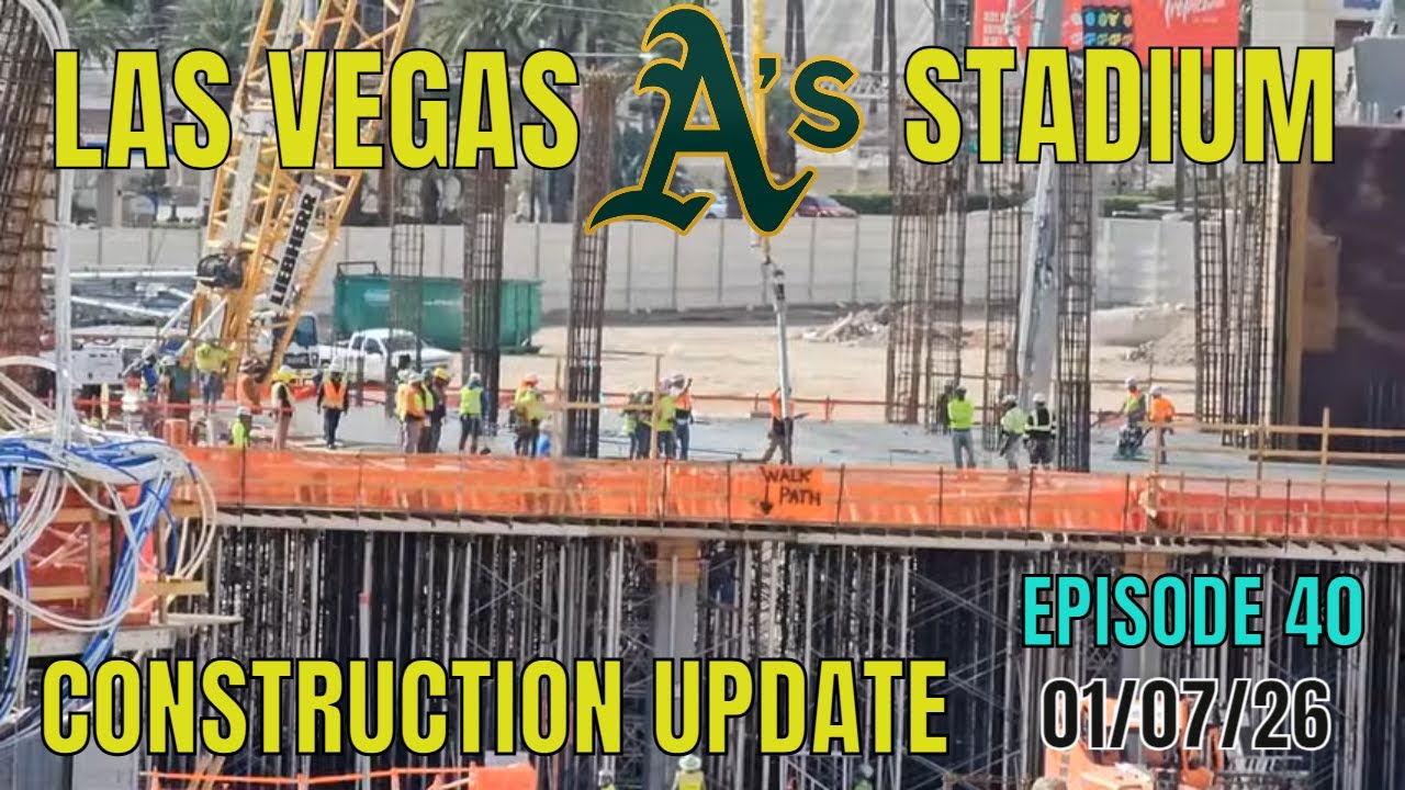 Las Vegas Athletics Stadium Construction Update 01 07 2026