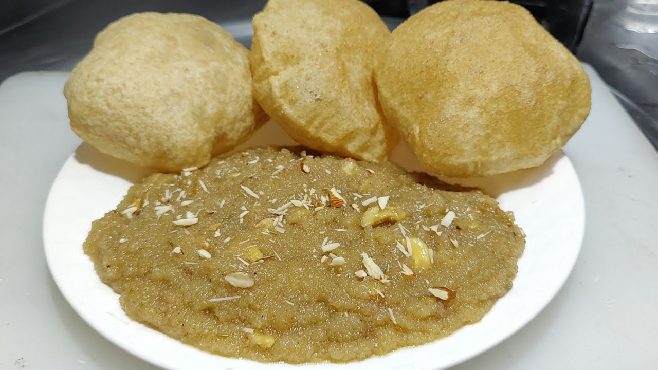 Halwa Poori Recipe | रसीला सूजी का हलवा और पूरी | Navratri special Halwa Puri | Chef Ashok