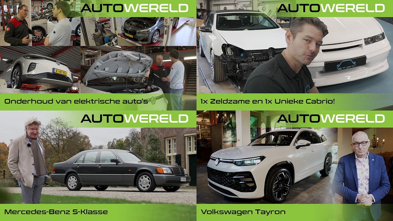 VW Tayron | Mercedes S-Klasse | VW Golf R | EV en Hybride onderhoud | Afl 12 - 8 december 2024