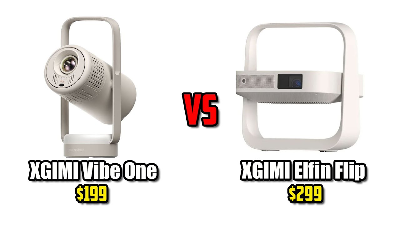 XGIMI Vibe One против XGIMI Elfin Flip — подробное сравнение — 1LCD или DLP-проектор — что лучше?