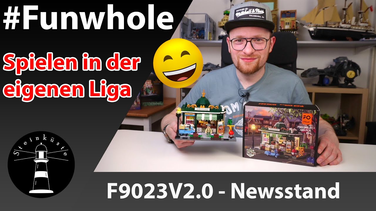 Ihr braucht kein LEGO® mehr, wenn... - FunWhole F9023 V2.0 - Der Newsstand mit Beleuchtung