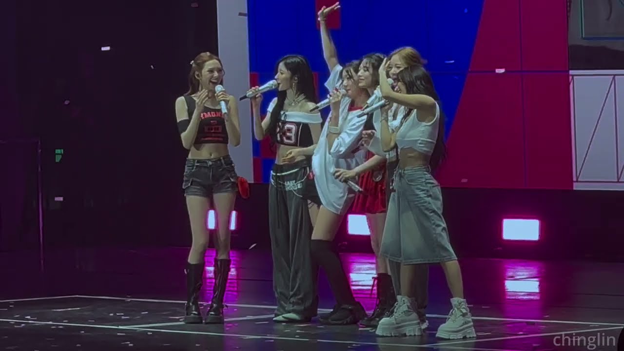 20250629 BABYMONSTER taipei concert encore stuck in the middle remix fancam 4K HDR