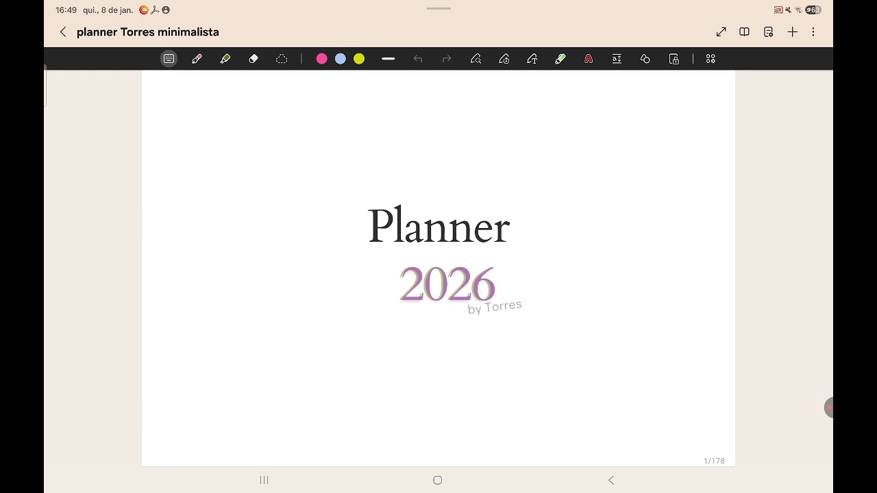 Como utilizar o planner 2026 - parte 1