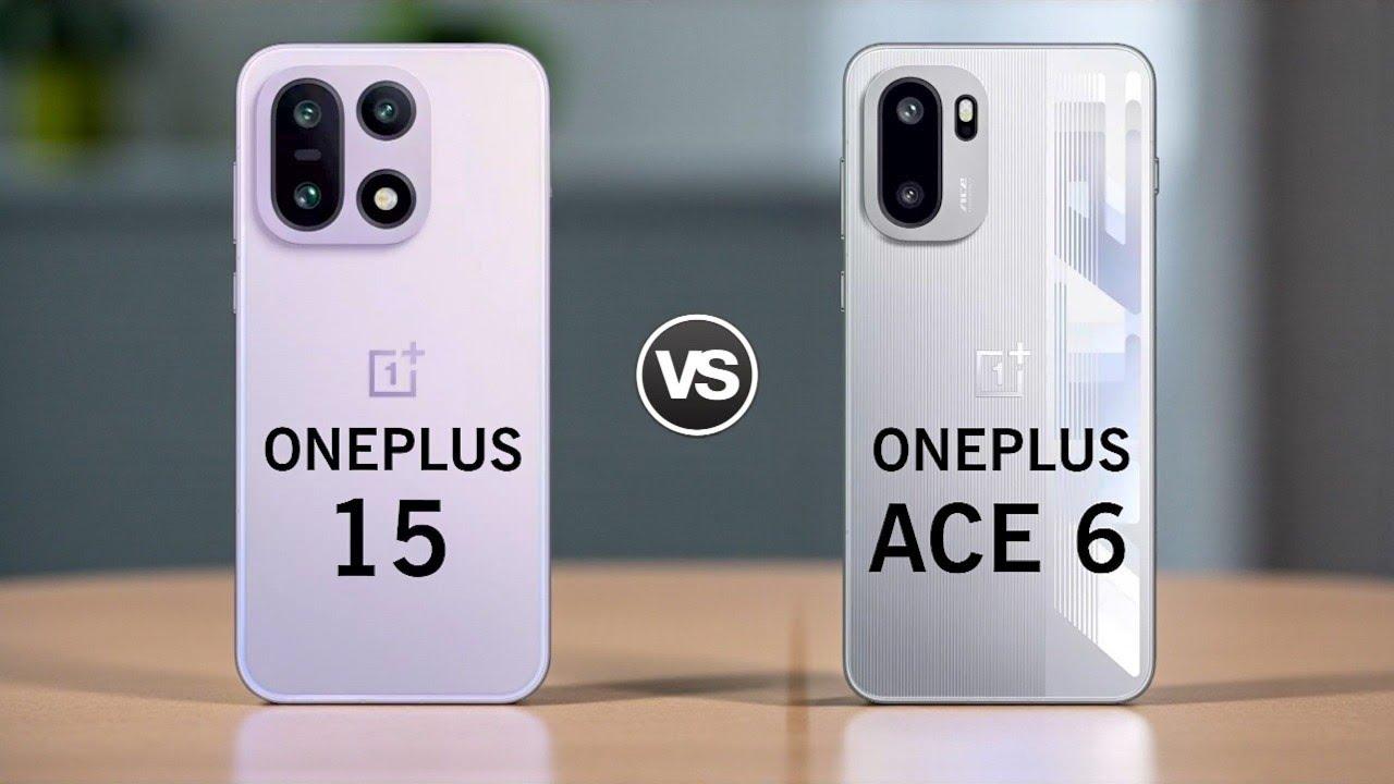 Oneplus 15 5G Vs Oneplus Ace 6 5G