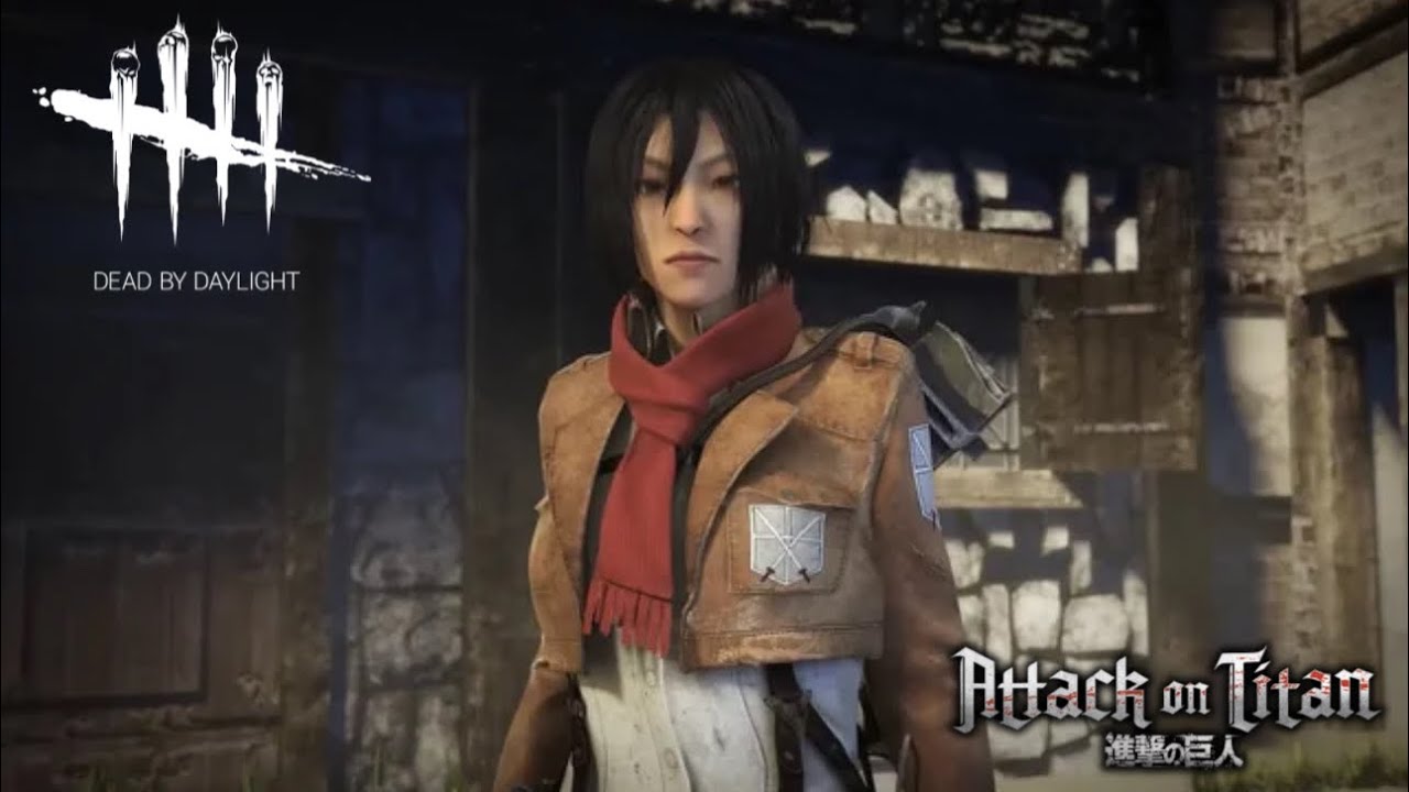 Attack on Titan (Yui Kimura as Mikasa Ackermann) Gameplay | Dead By Daylight