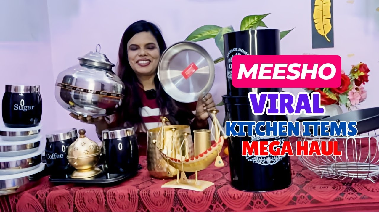 Viral Meesho Kitchen Products Live Unboxing | Saste Quality Products From Meesho | Kitchen Haul