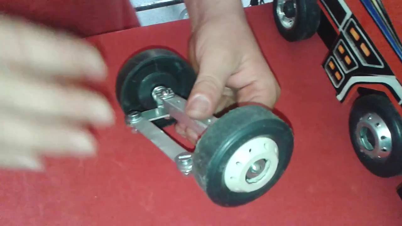 Como fazer Eixo direção dianteiro de alumínio para miniaturas carreta / caminhão   / custo minimo