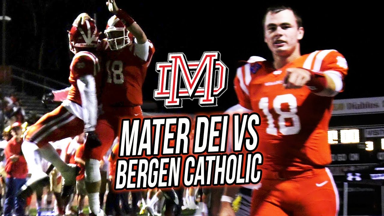 Mater Dei DESTROYS #1 New Jersey Team! Amon-Ra St Brown SEASON DEBUT + MD Defense Scores TWICE!