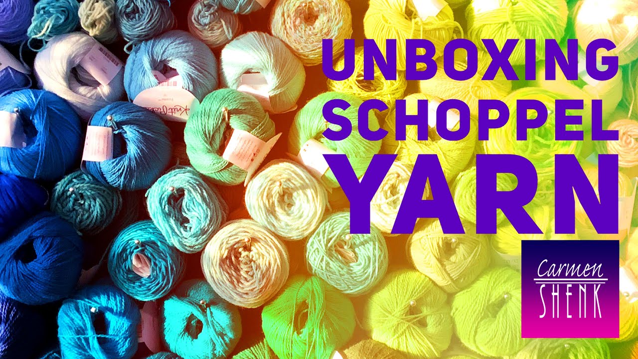 Unboxing Schoppel Wolle Yarn - GORGEOUS German Yarn from Yarn.com