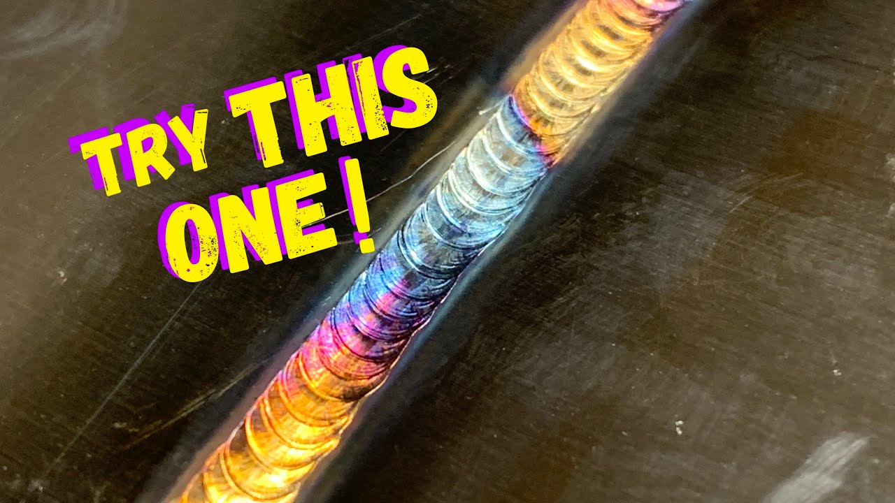 BEGINNER Tig welding exercises! a lap weld on Stainless Steel!