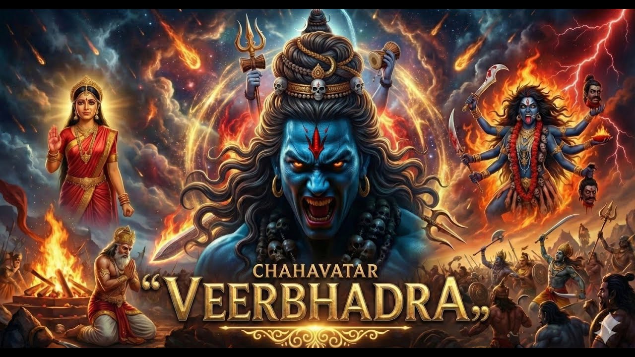 महादेव का प्रलयंकारी क्रोध! 😱 वीरभद्र और महाकाली का जन्म कैसे हुआ? | Shiv Puran